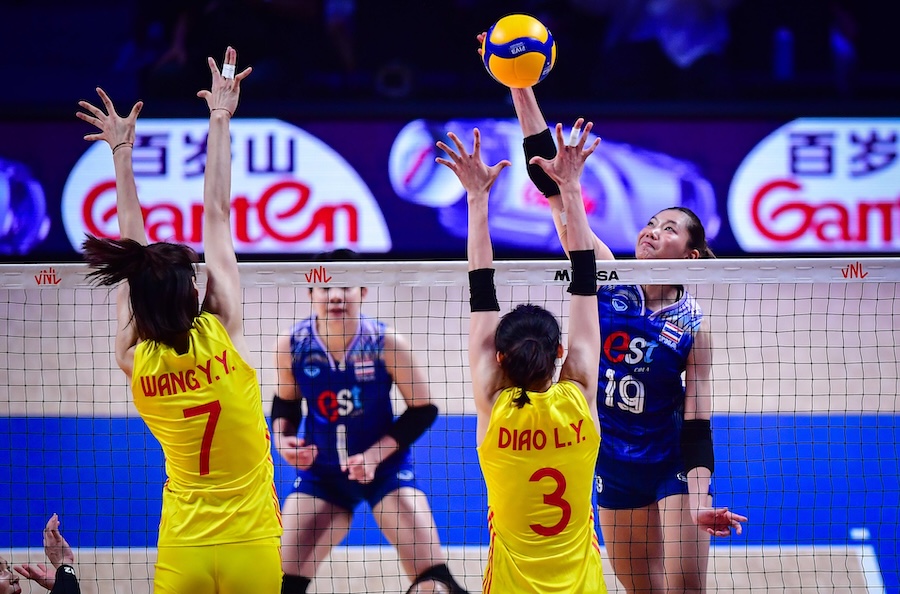 Kết quả bóng chuyền VNL 2024 ngày 1/6: Trung Quốc ngăn cản sự thăng hoa của Thái Lan