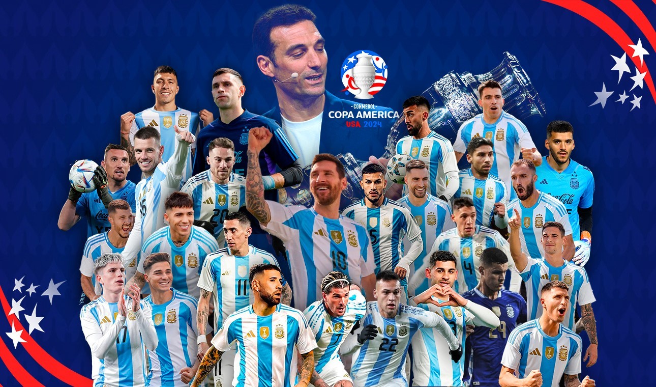 Đội h&igrave;nh ch&iacute;nh thức tuyển Argentina 2024: Danh s&aacute;ch, số &aacute;o cầu thủ dự Copa America 2024
