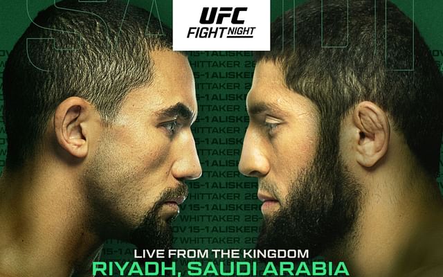 Lịch thi đấu UFC: Robert Whittaker vs. Ikram Aliskerov