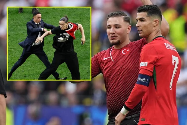 6 CĐV bị UEFA điều tra vì tràn xuống sân tiếp cận Ronaldo