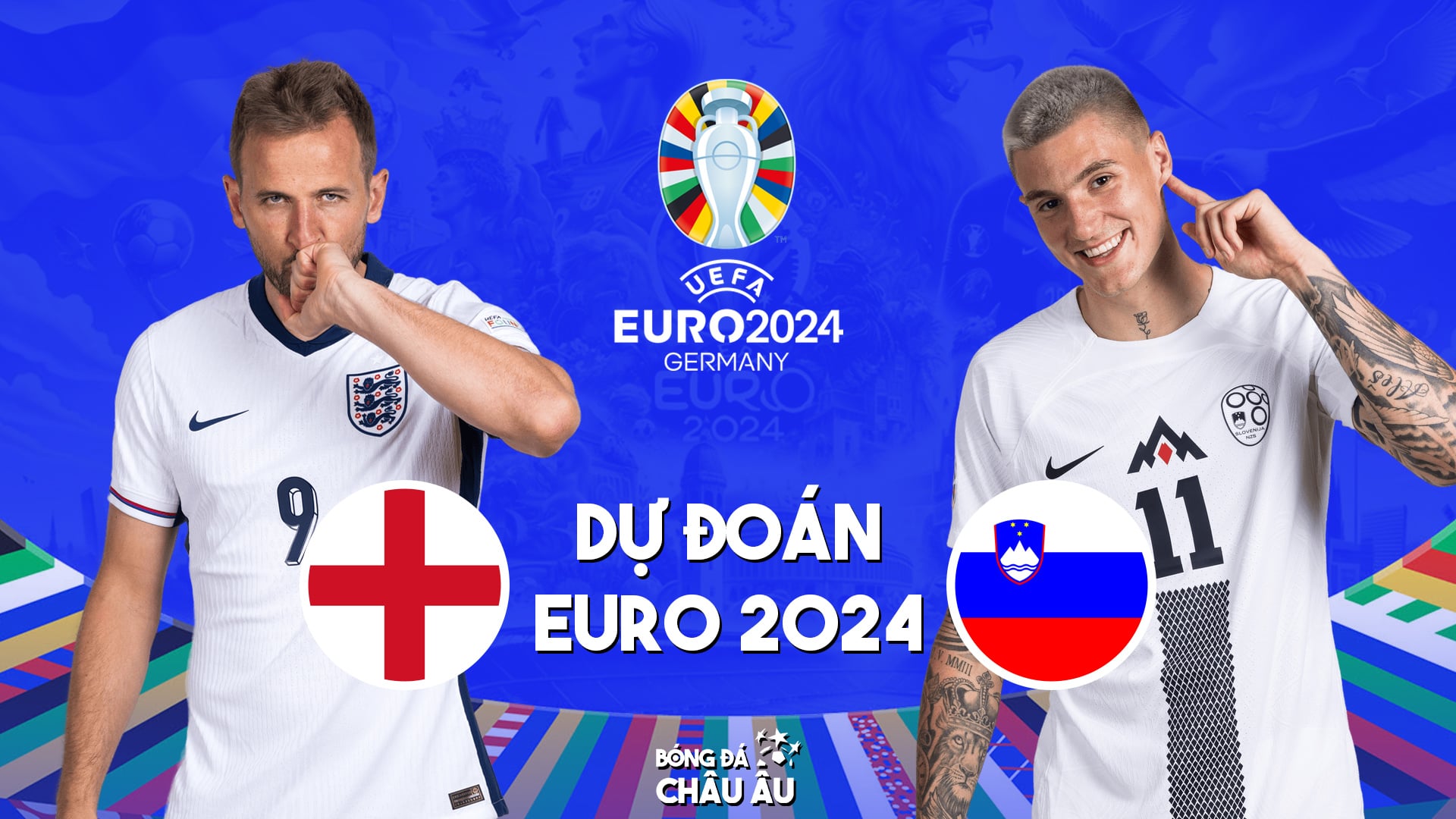 Dự đoán tỷ số bóng đá | ANH vs SLOVENIA | Nhận định Bảng C EURO 2024