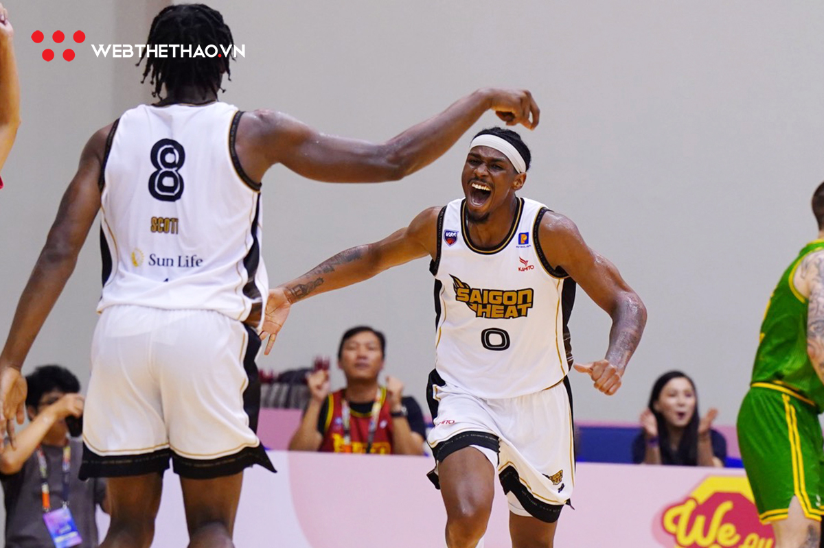 Ngoại binh Catfish rời sân giữa trận, Saigon Heat thắng hai trận liên tiếp mở đầu VBA 2024
