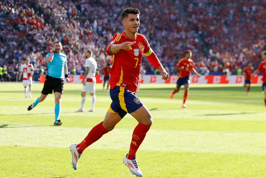 Morata bước v&agrave;o chung kết Euro 2024 với chỉ số ghi b&agrave;n tốt thứ 3 lịch sử