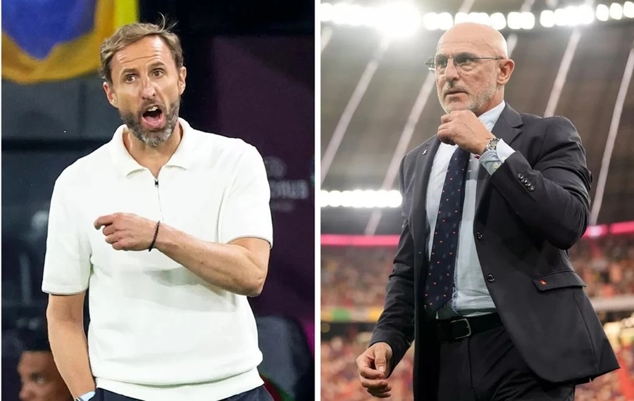 Choáng với chênh lệch tiền thưởng của HLV Southgate và De la Fuente nếu vô địch Euro 2024? Choáng với chênh lệch tiền thưởng của HLV Southgate và De la Fuente nếu vô địch Euro 2024?