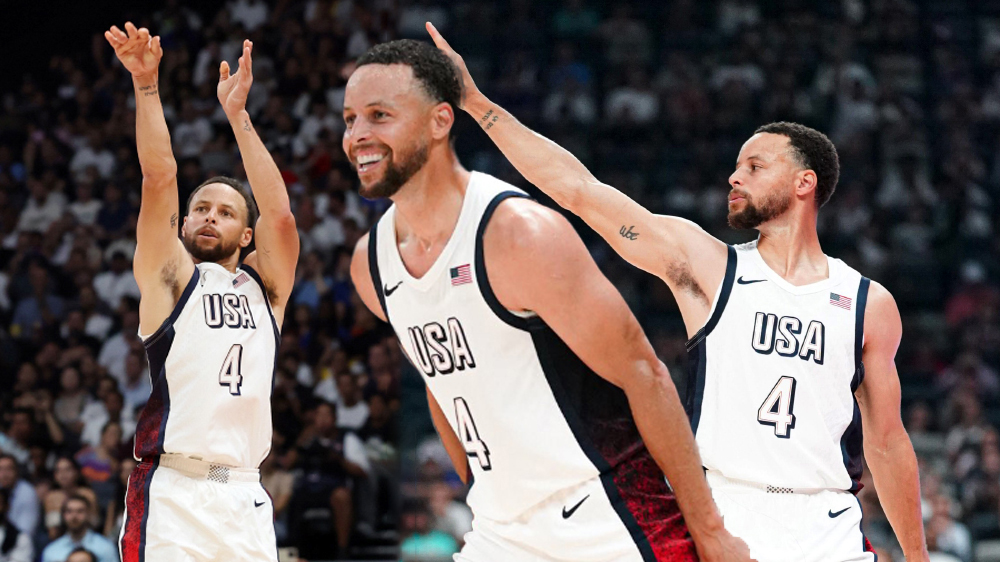 Stephen Curry dội mưa 3 điểm, tuyển Mỹ thị uy sức mạnh trước Jokic v&agrave; Serbia tiền Olympic 2024