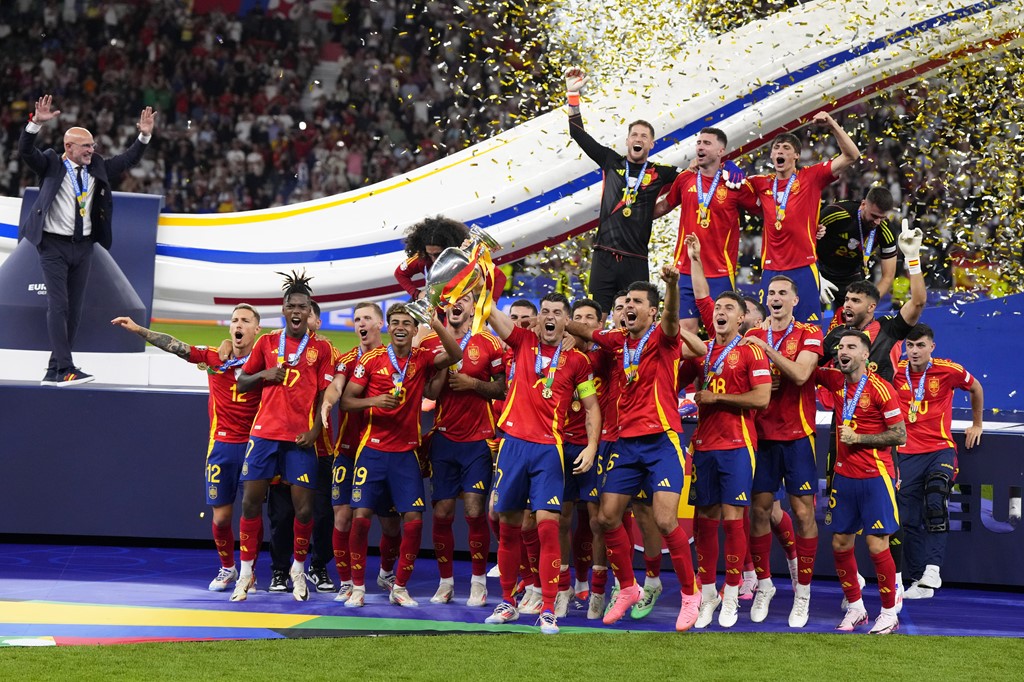 Tây Ban Nha tăng 5 bậc trên bảng xếp hạng FIFA sau khi vô địch Euro 2024