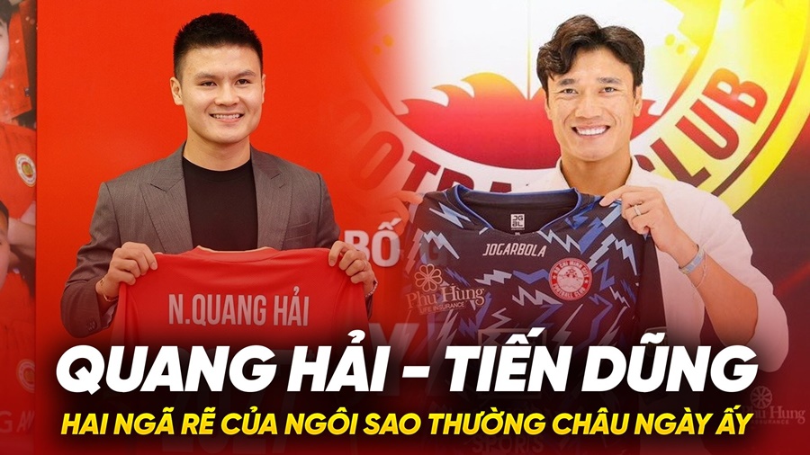 Chuyển nhượng V.League: Quang Hải, Bùi Tiến Dũng và ngã rẽ của ngôi sao Thường Châu ngày ấy
