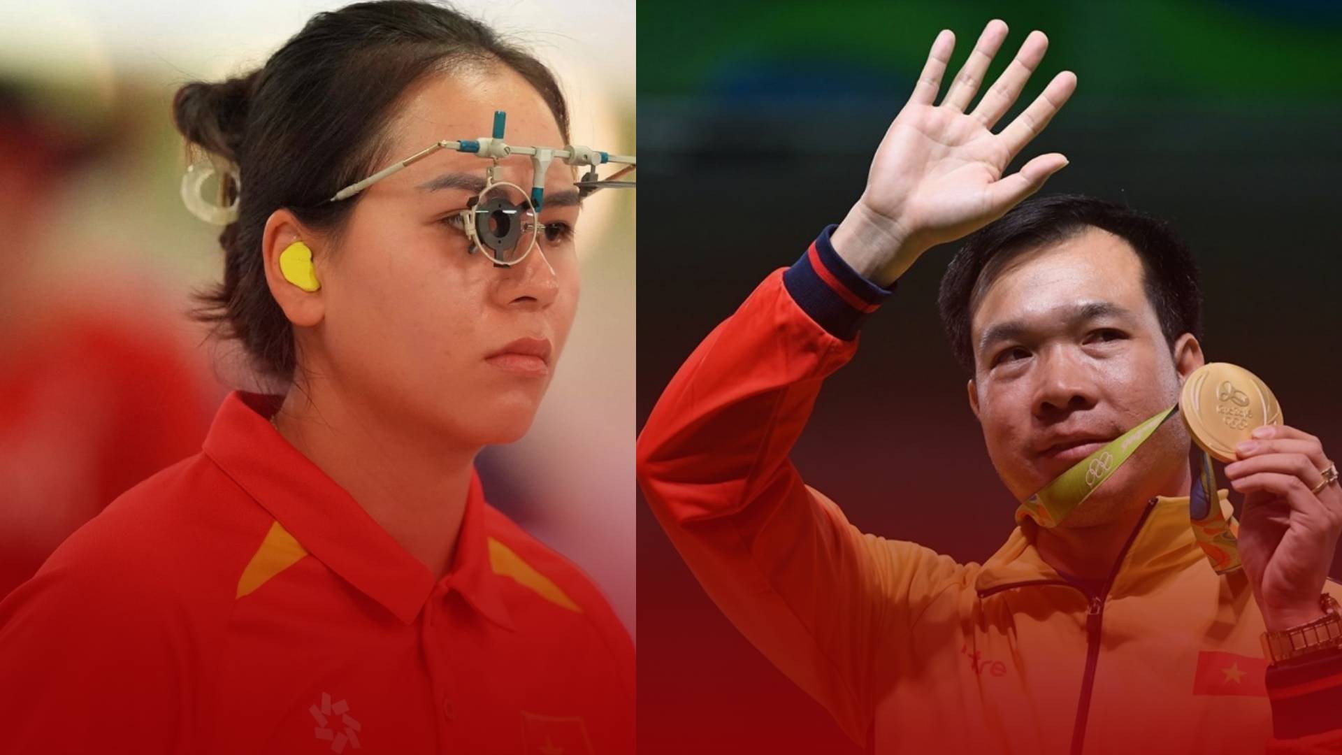 Sự tr&ugrave;ng hợp th&uacute; vị giữa &ldquo;ch&aacute;u&rdquo; Thu Vinh v&agrave; ch&uacute; Ho&agrave;ng Xu&acirc;n Vinh đoạt HCV ở Olympic 2016