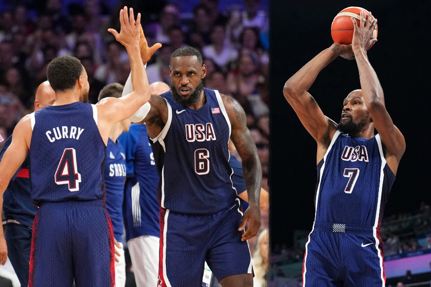 LeBron James c&ugrave;ng Kevin Durant dẫn đầu, tuyển Mỹ đại thắng trận mở m&agrave;n Olympic 2024 trước Serbia