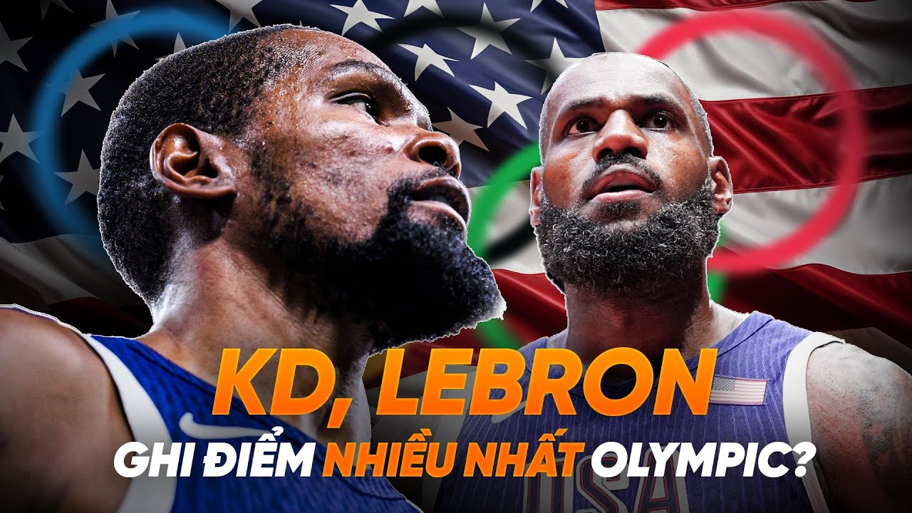 Những cầu thủ ghi nhiều điểm nhất b&oacute;ng rổ Olympic: LeBron James v&agrave; Durant c&oacute; mặt hay kh&ocirc;ng?