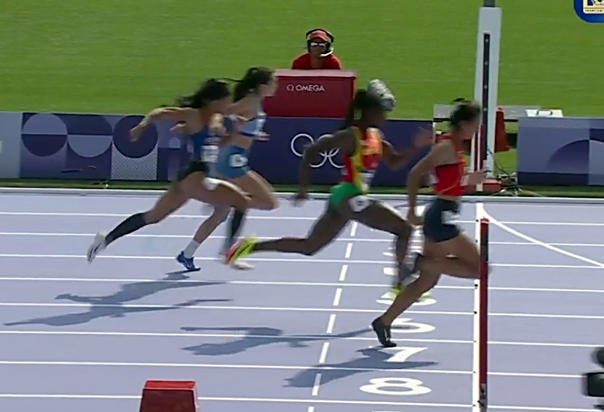 Trần Thị Nhi Yến về nhất lượt chạy thứ 2 vòng sơ loại 100m nữ điền kinh Olympic 2024 Trần Thị Nhi Yến về nhất lượt chạy thứ 2 vòng sơ loại 100m nữ điền kinh Olympic 2024