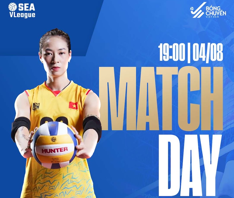 Link trực tiếp bóng chuyền SEA V.League ngày 4/8: Việt Nam đại chiến Thái Lan