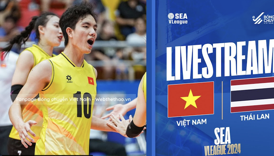 Link trực tiếp Chung kết chặng II bóng chuyền SEA V.League ngày 11/8: Việt Nam đại chiến Thái Lan
