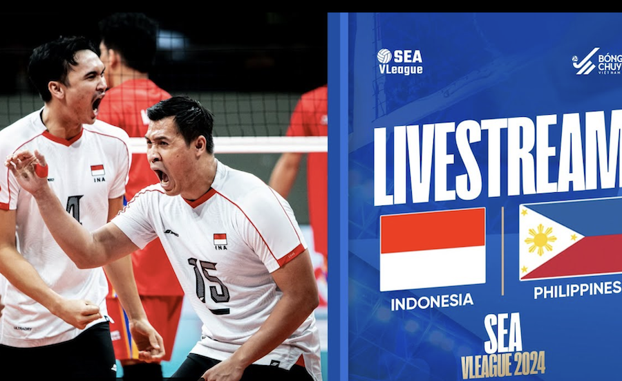 Link trực tiếp bóng chuyền nam SEA V.League ngày 23/8: Indonesia vs Philippines