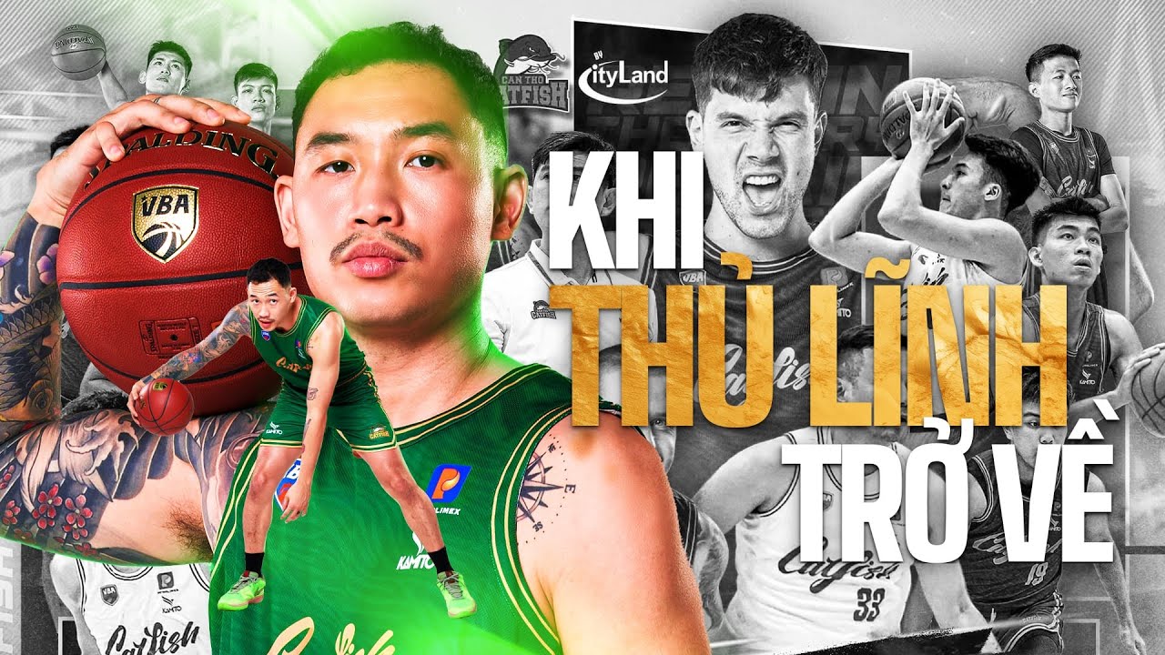 Cantho Catfish trở lại VBA Playoffs sau 2 năm vắng b&oacute;ng: Dấu ấn người thủ lĩnh trở về