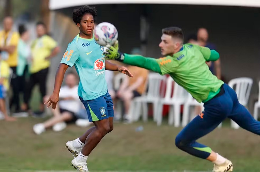 Đội hình ra sân Paraguay vs Brazil: Endrick thay thế Luiz Henrique
