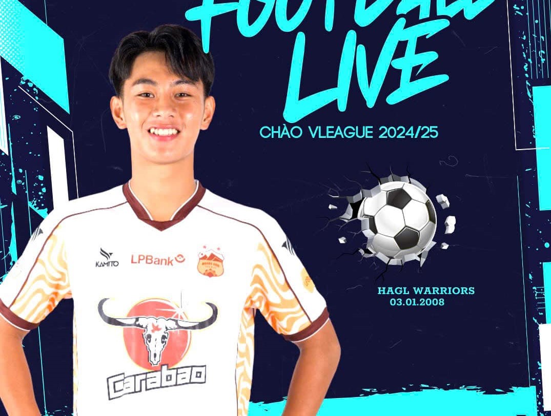 Cầu thủ 16 tuổi HAGL bật khóc khi ghi bàn trong ngày chào sân V.League