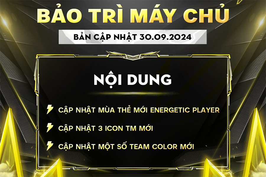 Bảo trì FC Online hôm nay 30/9, cập nhật mùa 24EP đến mấy giờ? Bảo trì FC Online hôm nay 30/9, cập nhật mùa 24EP đến mấy giờ?