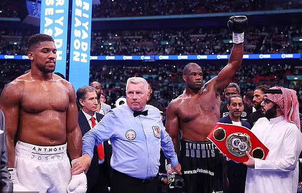 C&ocirc;ng bố ng&agrave;y t&aacute;i đấu trận Anthony Joshua vs Daniel Dubois 2