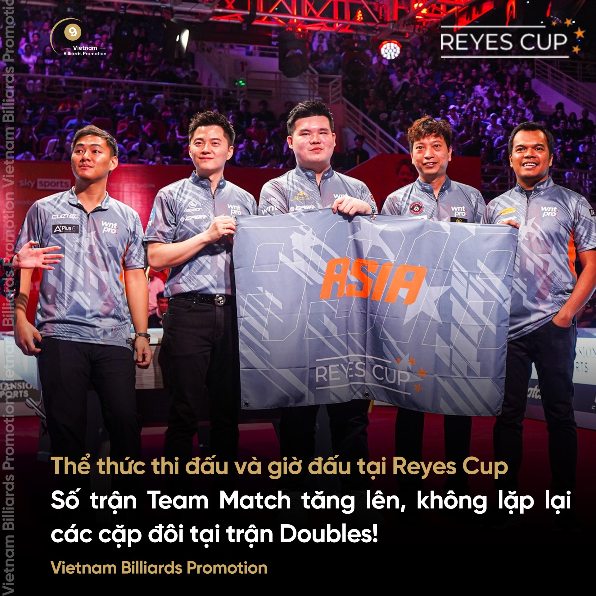 Lịch thi đấu, thể thức Reyes Cup 2024: Hy vọng Hoàng sao và đội châu Á