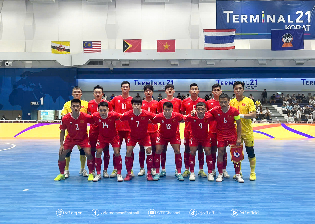 Futsal Việt Nam thắng đậm, vẫn xếp sau Thái Lan