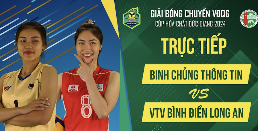 Link trực tiếp giải bóng chuyền VĐQG ngày 8/11: Đại chiến BTL Thông Tin vs VTV Bình Điền Long An