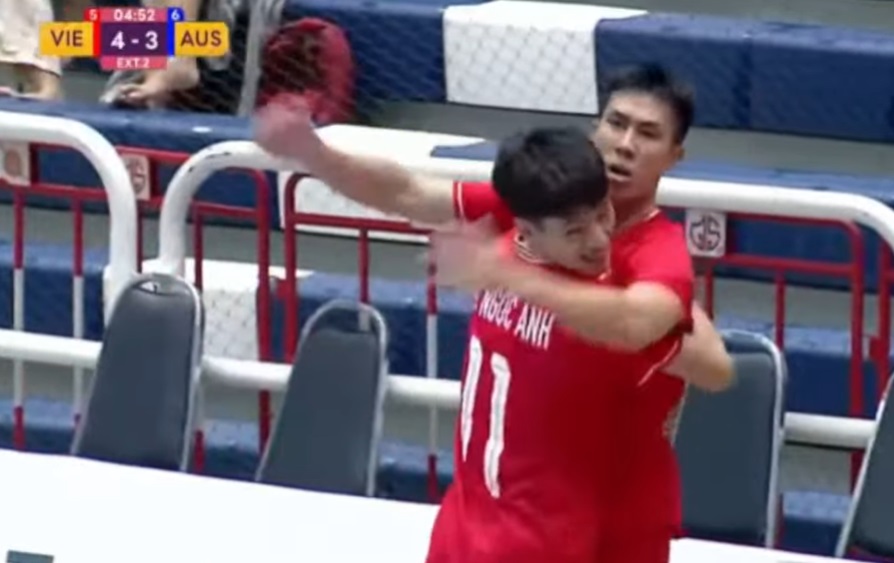 Quật ngã Australia, futsal Việt Nam hẹn gặp Thái Lan hoặc Indonesia ở chung kết