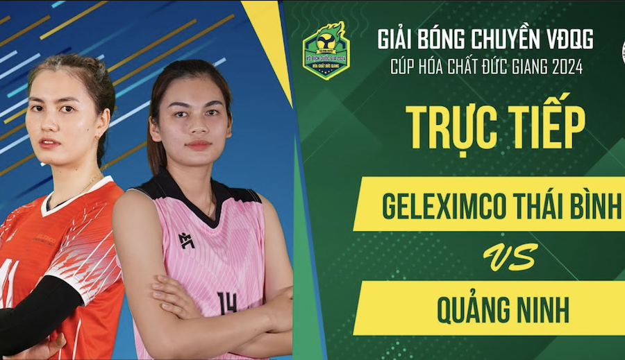 Link trực tiếp giải bóng chuyền VĐQG ngày 11/11: Geleximco Thái Bình vs Quảng Ninh