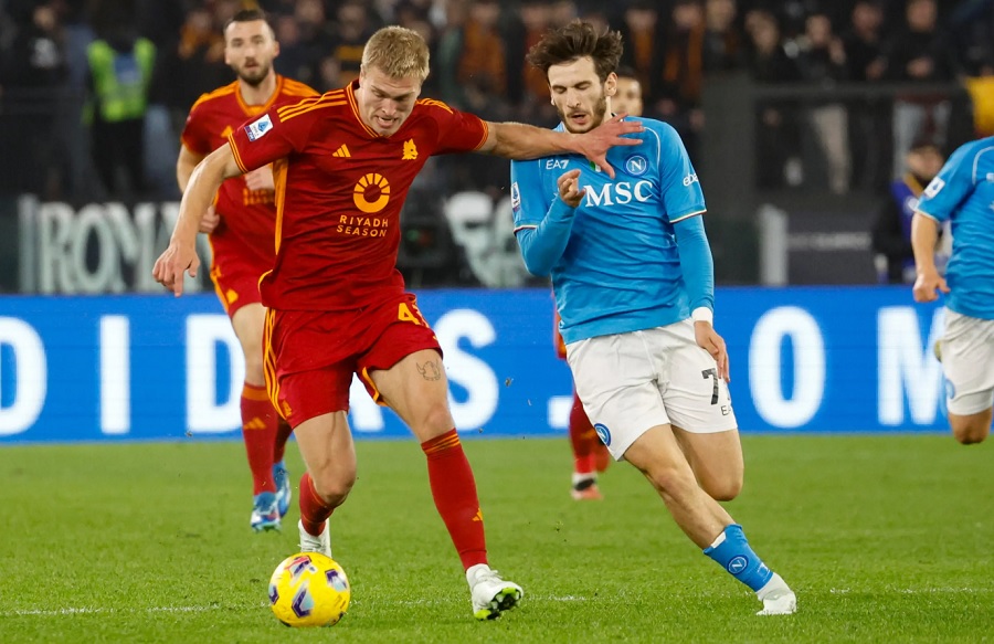 Dự đoán Napoli vs AS Roma, 0h00 ngày 25/11, Serie A 2024/25