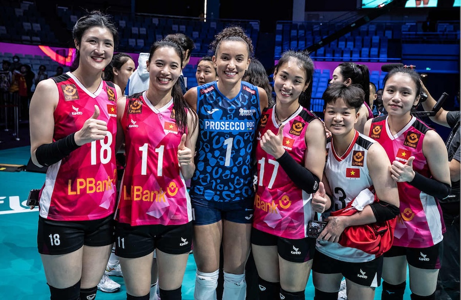 Highlight b&oacute;ng chuyền v&ocirc; địch c&aacute;c CLB thế giới: LP Bank Ninh B&igrave;nh vs Imoco