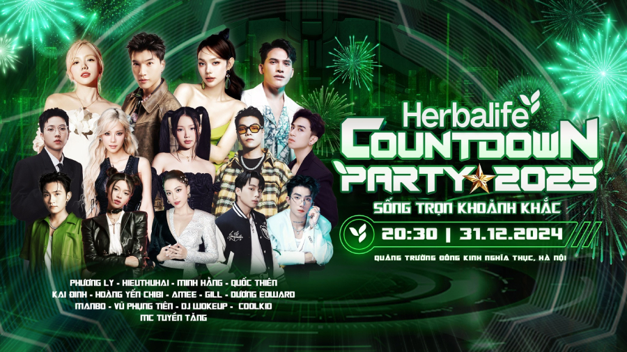 Cùng “đu” các anh trai và chị đẹp siêu hot tại Herbalife Countdown Party 2025 giữa lòng Hà Nội Cùng “đu” các anh trai và chị đẹp siêu hot tại Herbalife Countdown Party 2025 giữa lòng Hà Nội
