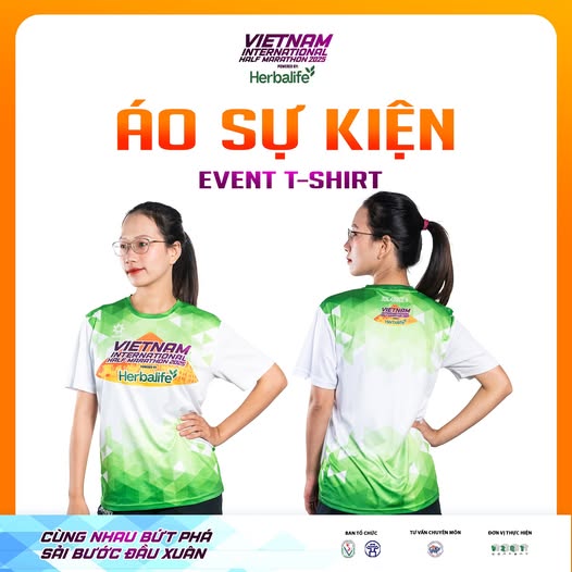 Áo thi đấu đặc biệt của Vietnam International Half Marathon 2025 powered by Herbalife