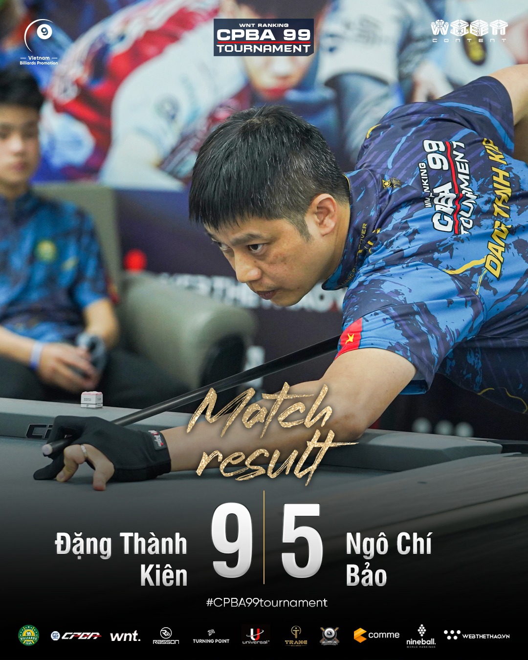 Hoàng sao, Kiên Magic và các anh tài hội tụ tại vòng 64 WNT Ranking CPBA 99 Tournament