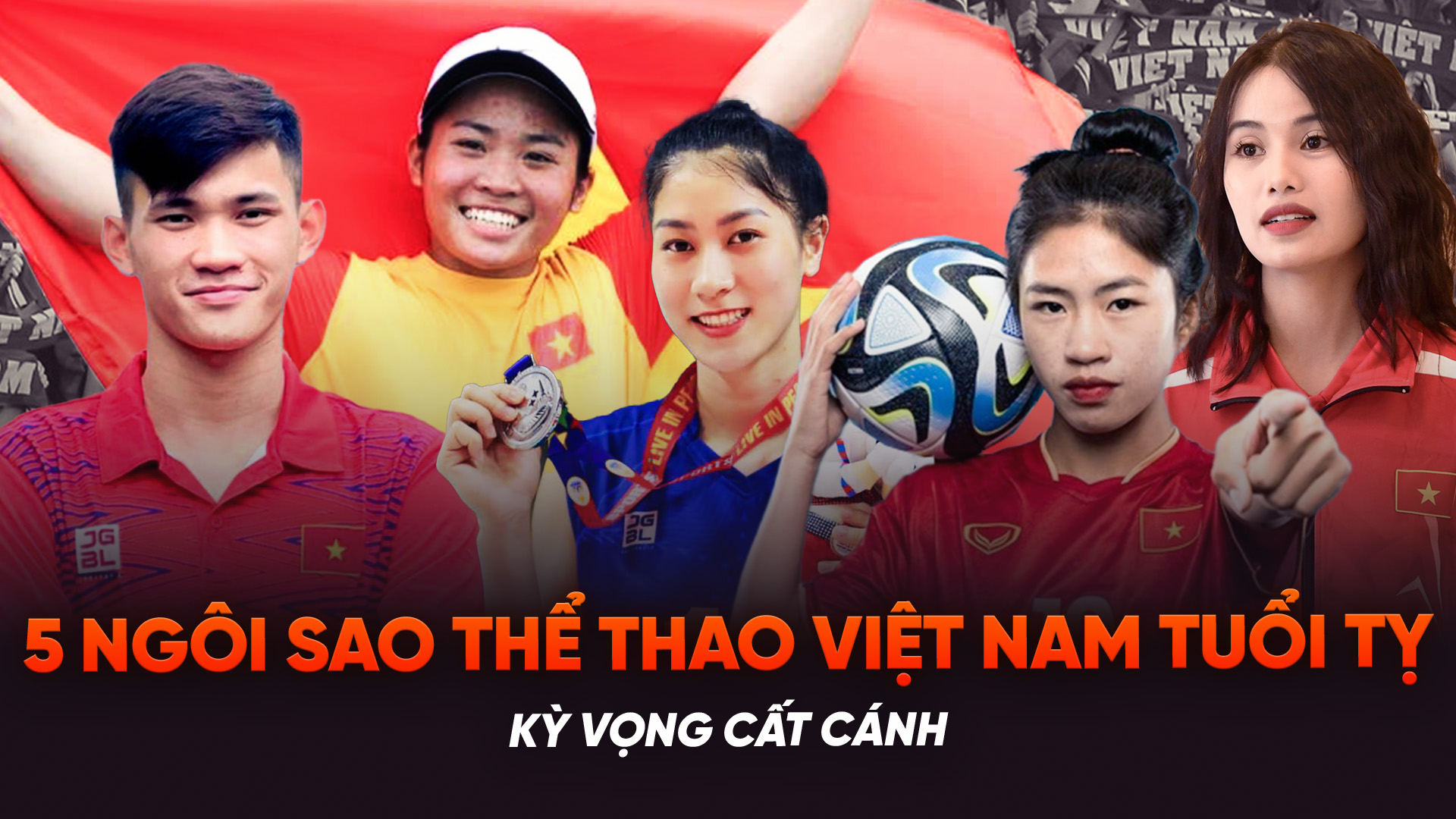 5 ngôi sao thể thao Việt Nam tuổi Tỵ được kỳ vọng cất cánh năm 2025