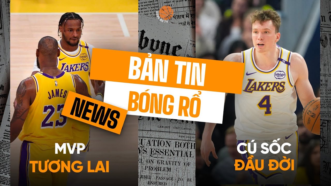 Bản tin bóng rổ ngày 14/2: Bronny James được gọi là "MVP" và cú sốc đầu đời của tân binh Dalton Knecht