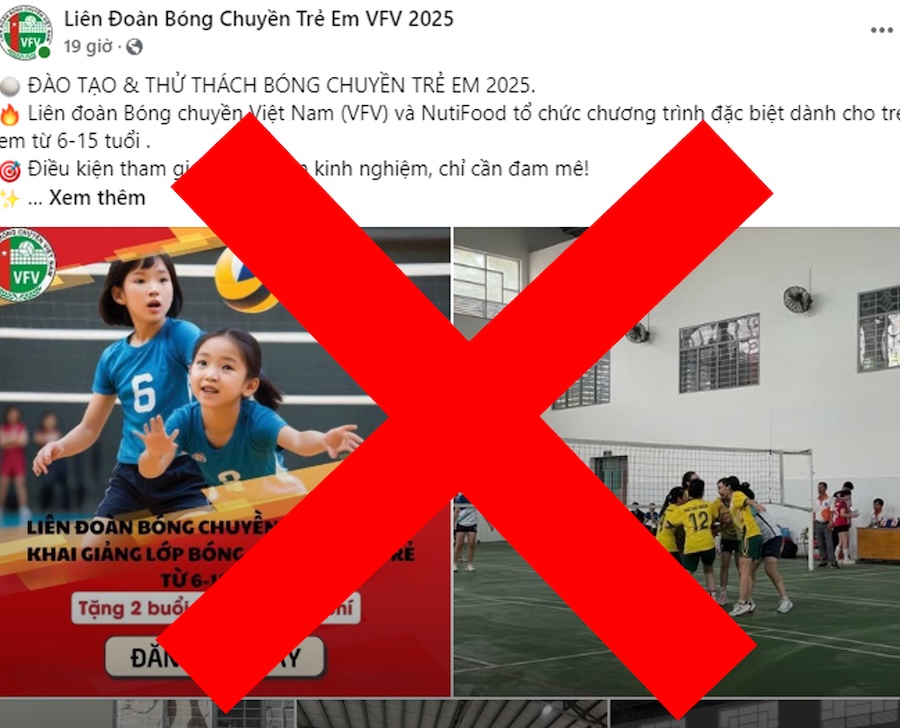 Xuất hiện trường hợp mạo danh Li&ecirc;n đo&agrave;n b&oacute;ng chuyền Việt Nam lừa đảo