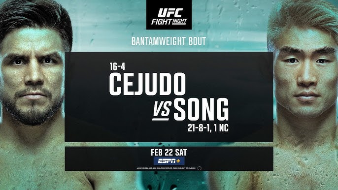 Kết quả UFC: Henry Cejudo vs. Song Yadong