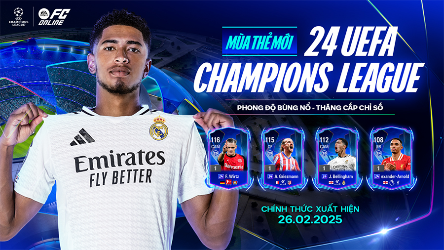 Những nội dung mới trong bản cập nhật FC Online tháng 2/2025 Những nội dung mới trong bản cập nhật FC Online tháng 2/2025