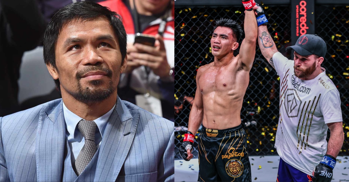 Manny Pacquiao ca ngợi tinh thần “quyết chiến phục hận” của nhà vô địch ONE Championship