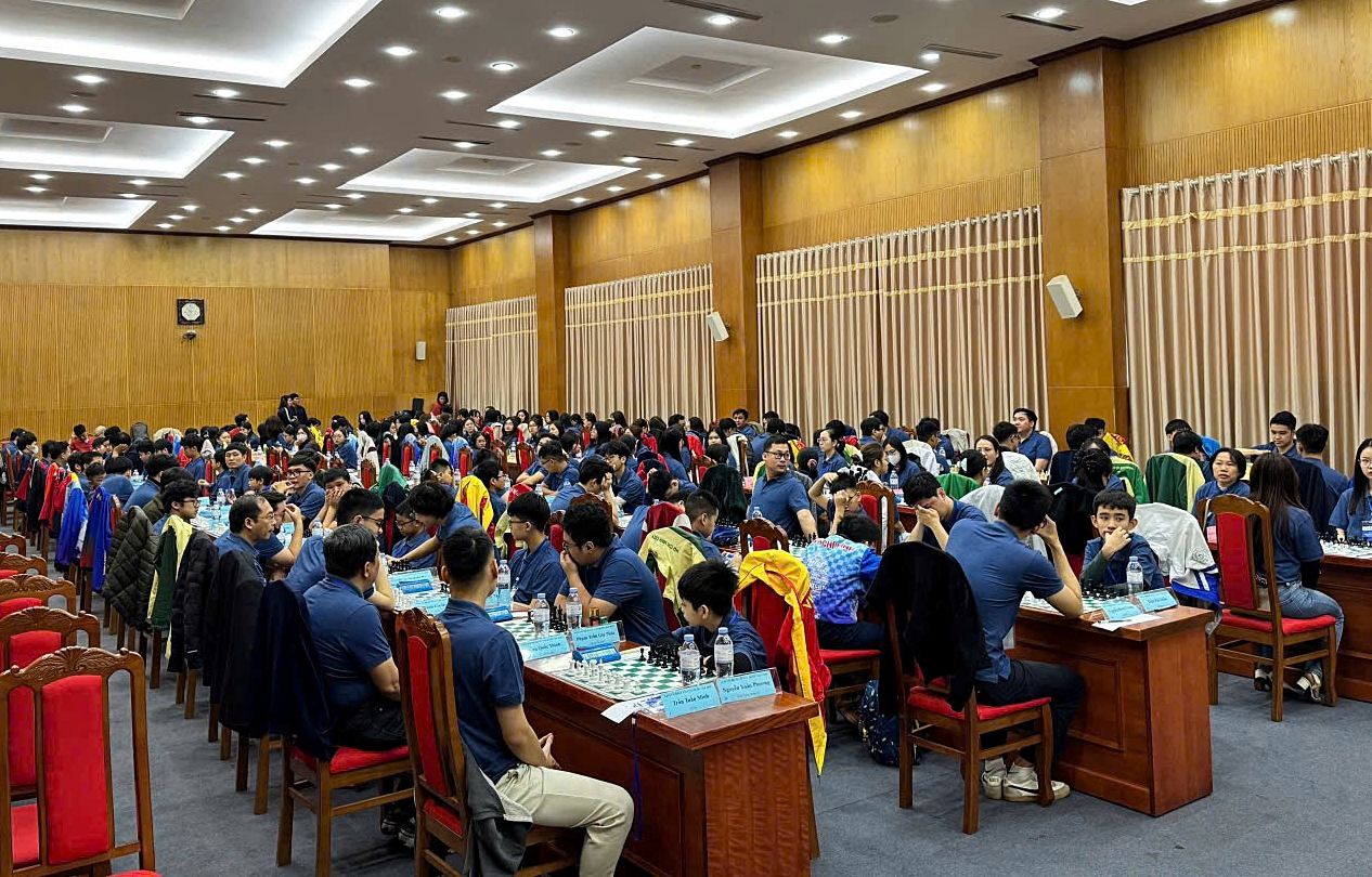 Các kỳ thủ xuất sắc nhất Việt Nam so tài ở giải Vô địch Cờ vua quốc gia 2025