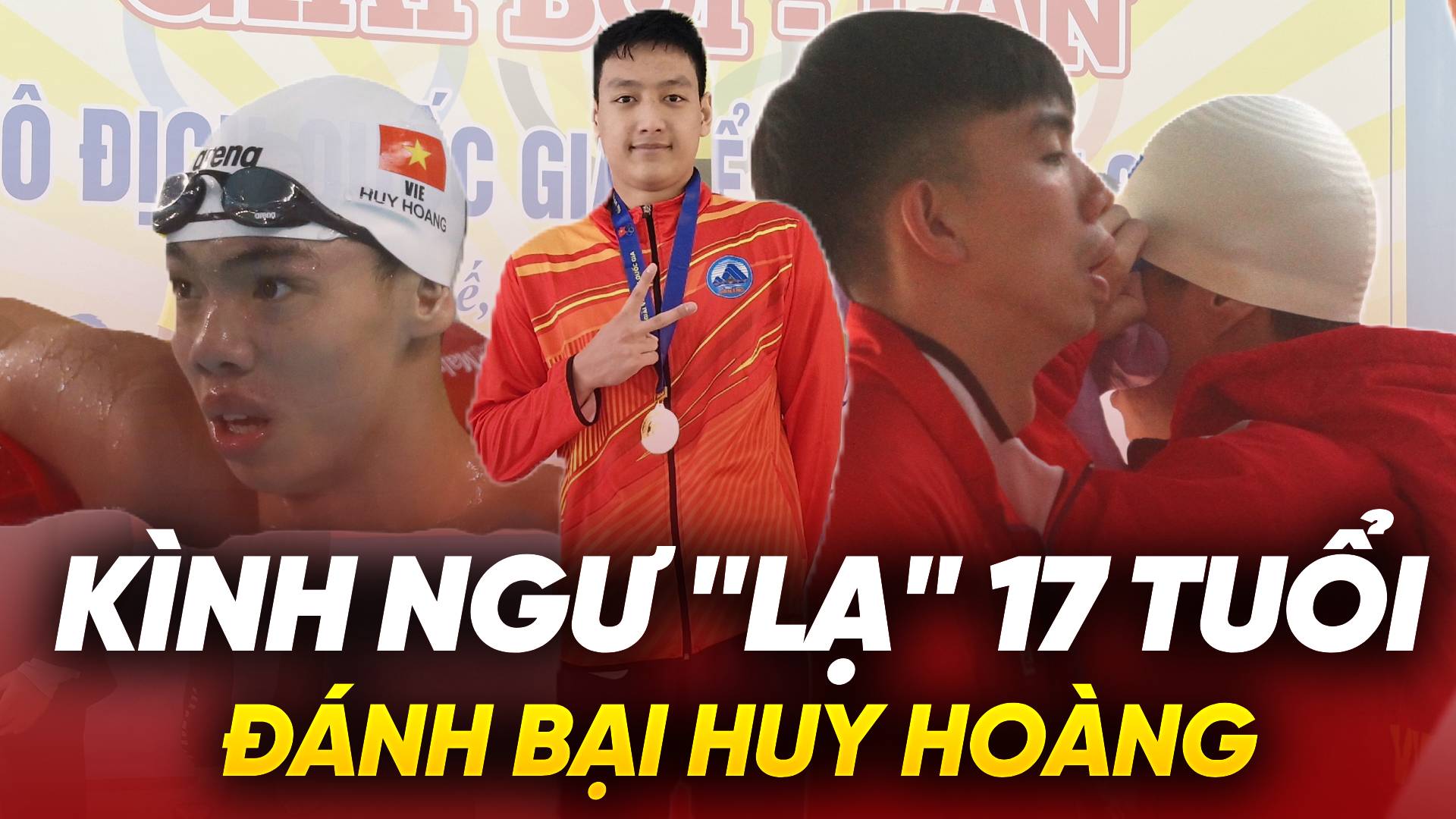 Kịch tính bơi lội: Kình ngư “lạ” 17 tuổi đánh bại Huy Hoàng Kịch tính bơi lội: Kình ngư “lạ” 17 tuổi đánh bại Huy Hoàng