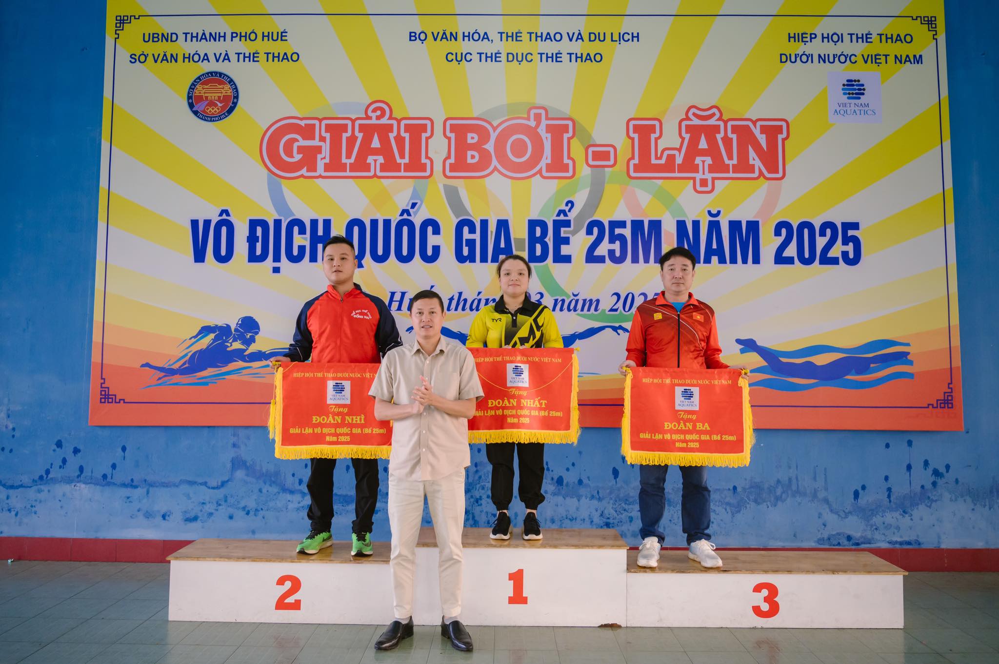 TPHCM độc chiếm ngôi nhất toàn đoàn giải bơi – lặn bể 25m VĐQG