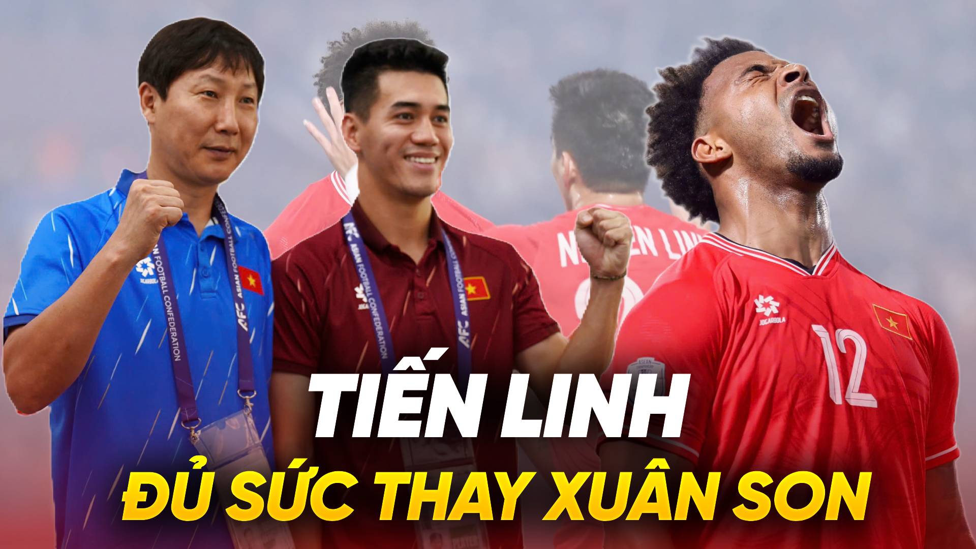 HLV Kim Sang Sik đặt niềm tin vào Tiến Linh