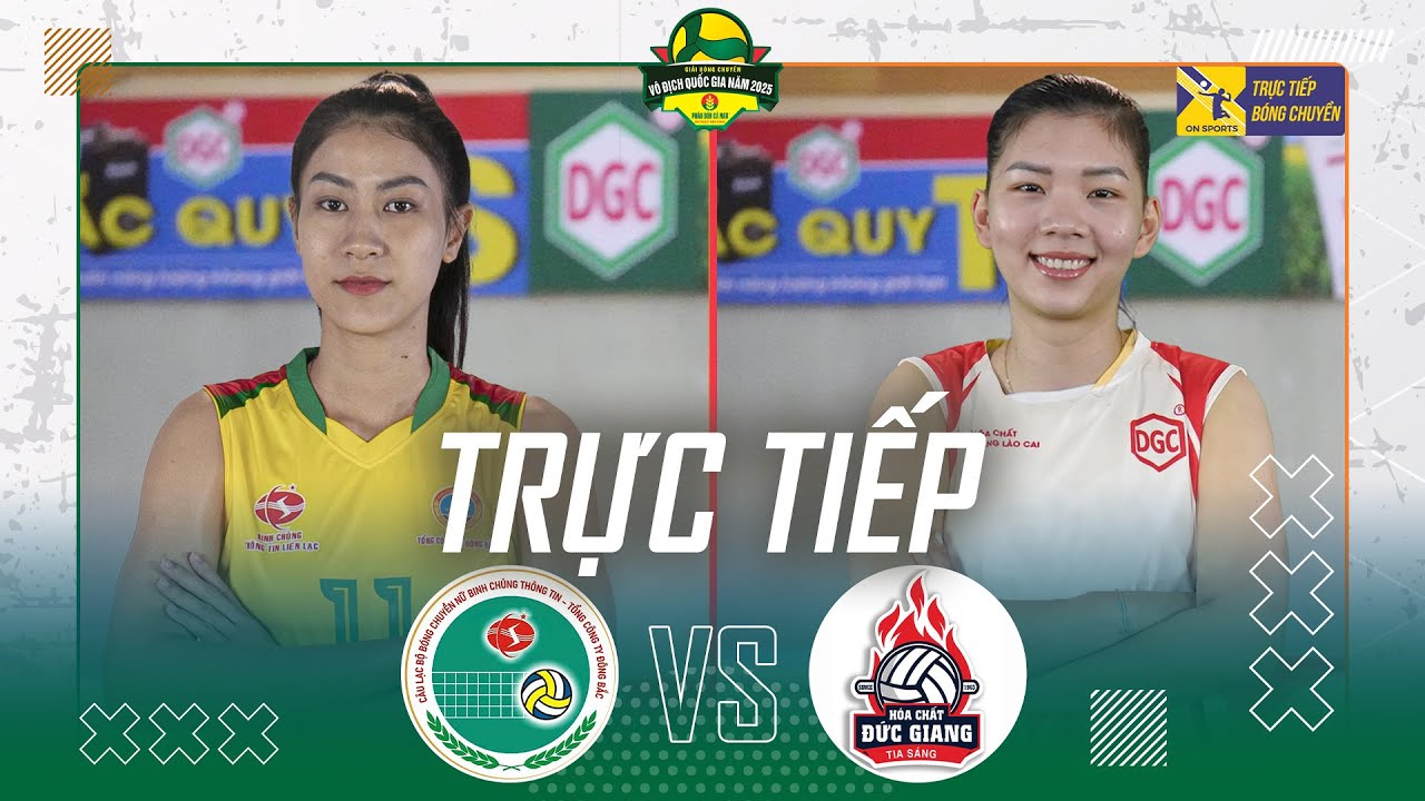 Link trực tiếp giải bóng chuyền VĐQG 2025 ngày 29/3: BTL Thông Tin vs Hoá chất Đức Giang
