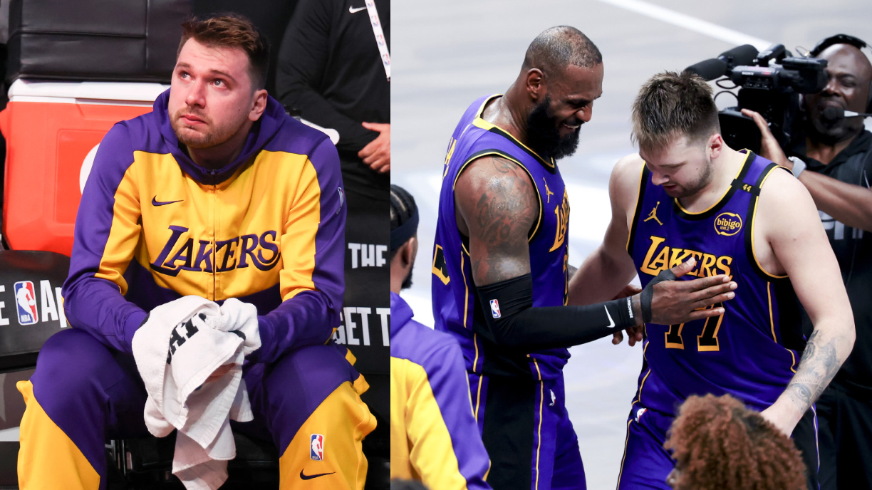 Luka Doncic rơi nước mắt, ghi 45 điểm trong ngày Los Angeles Lakers chốt vé Playoffs