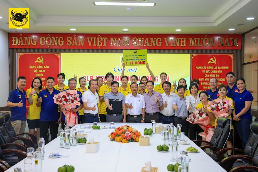 VTV Bình Điền Long An nhận thưởng tiền tỷ trước khi lên đường tham dự AVC Champions League