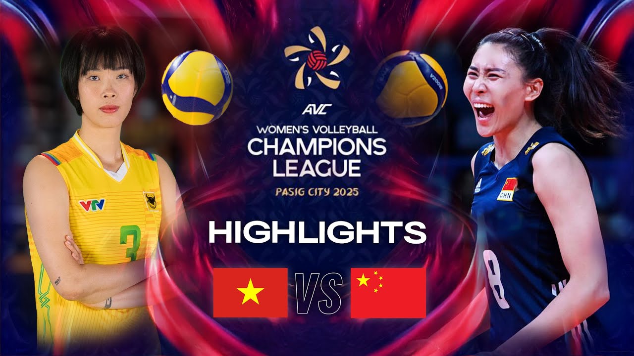 Highlight bóng chuyền AVC Champions League: VTV Bình Điền Long An vs Beijing BAIC Motor