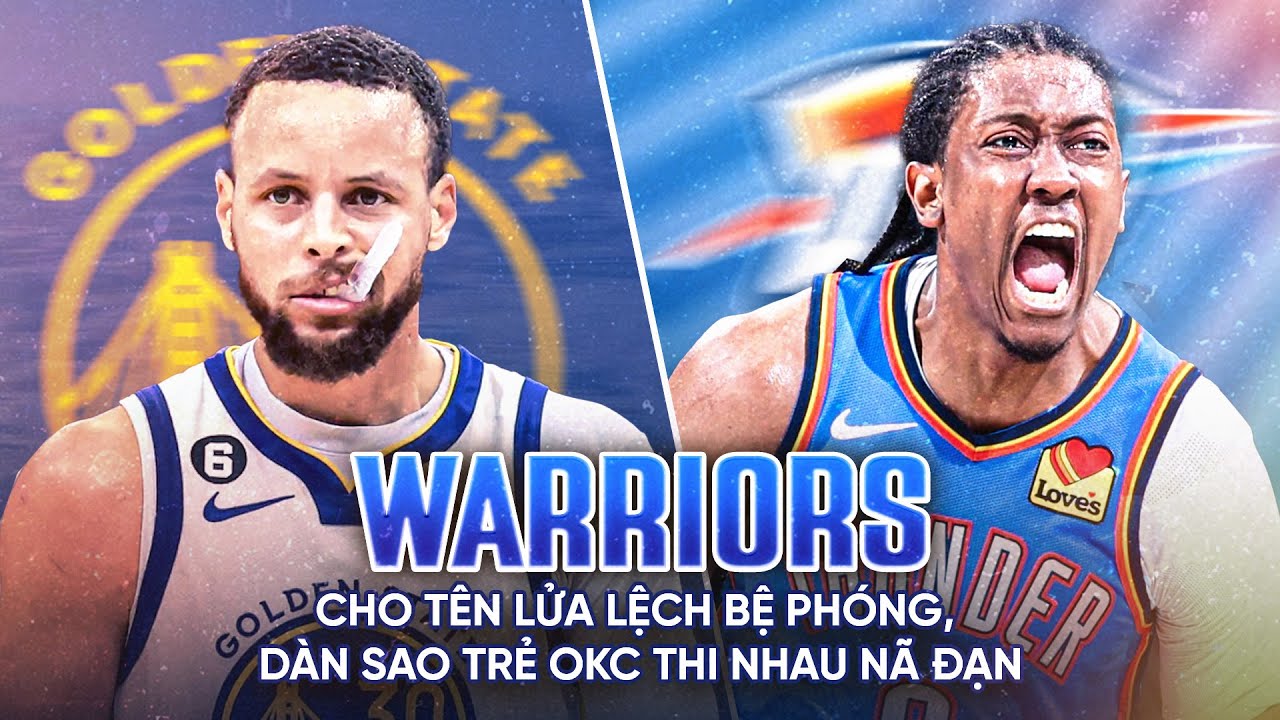 NBA Playoffs ngày 21/4: Golden State Warriors hạ gục Rockets, dàn sao OKC Thunder thăng hoa