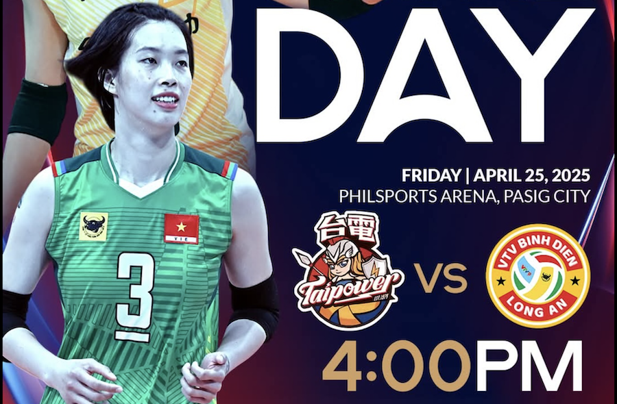 Link trực tiếp tứ kết bóng chuyền AVC Champions League: VTV Bình Điền Long An vs Kaohsiung Taipower