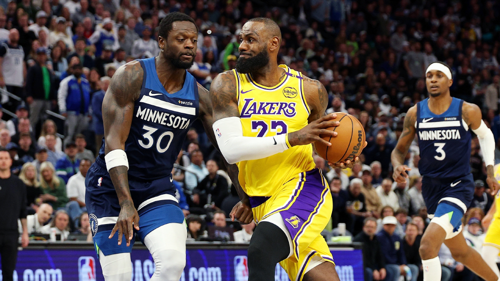 Từ chối 38 điểm lịch sử của LeBron James, Minnesota Timberwolves hạ Lakers ở Game 3